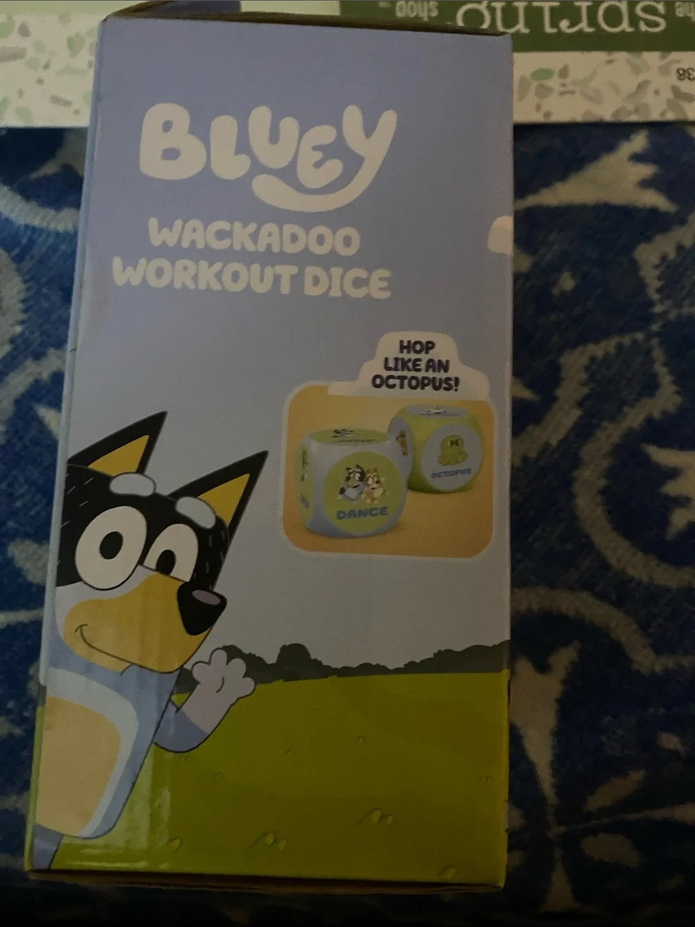 Wackadoo Workout Dice - Green & Blue